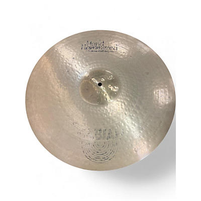 SABIAN Used SABIAN 21in HH Raw Bell Dry Ride Brilliant Cymbal