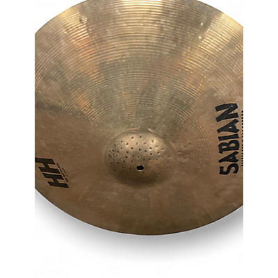 Used SABIAN 21in HH Raw Bell Dry Ride Brilliant Cymbal