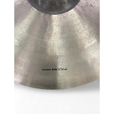 Used SABIAN 21in HHX Groove Ride Cymbal