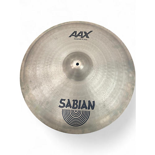 Used SABIAN 22in AAX Metal Ride Brilliant Cymbal 42