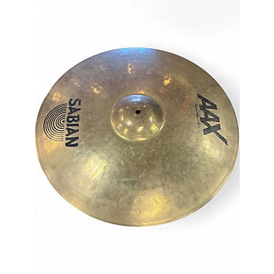 Used SABIAN 22in AAX Metal Ride Brilliant Cymbal