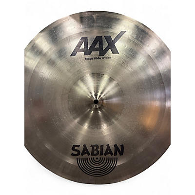 Used SABIAN 22in AAX Stage Ride Cymbal