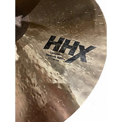 Used SABIAN 22in HHX COMPLEX MEDIUM RIDE Cymbal