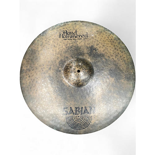Used SABIAN 22in Hand Hammered HH Raw Dry Ride Cymbal 42