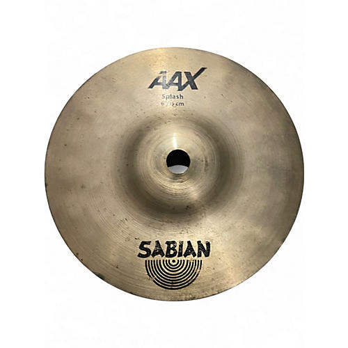 Used SABIAN 6in AAX Splash Brilliant Cymbal 22