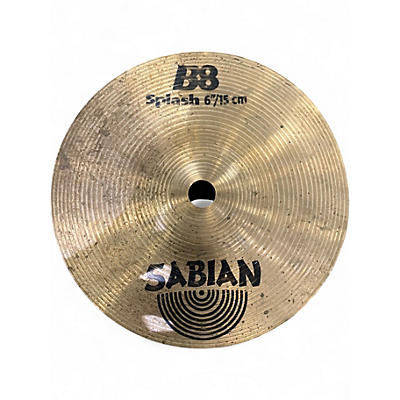 Used SABIAN 6in B8 SPLASH Cymbal