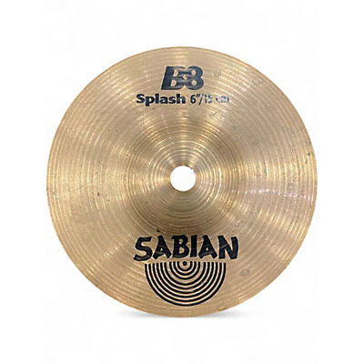 Used SABIAN 6in B8 Splash Cymbal