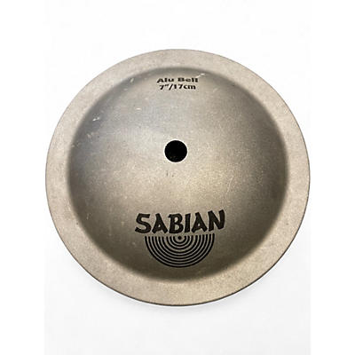 Used SABIAN 7in ALU BELL Cymbal