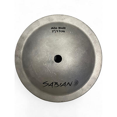 Used SABIAN 7in Aluminum Bell Cymbal