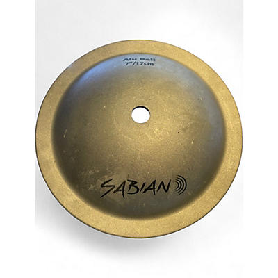 Used SABIAN 7in Aluminum Bell Cymbal
