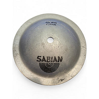 Used SABIAN 7in Aluminum Bell Cymbal