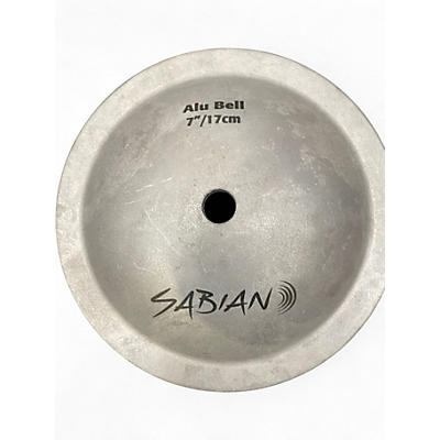 Used SABIAN 7in Aluminum Bell Cymbal