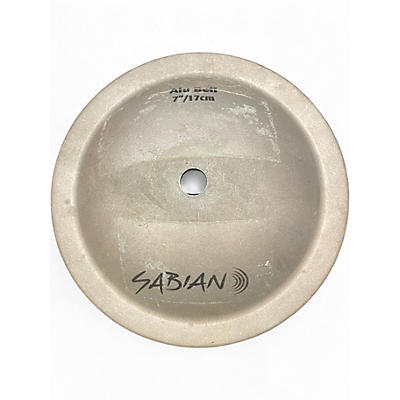 Used SABIAN 7in Aluminum Bell Cymbal