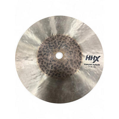Used SABIAN 7in hhx complex splash Cymbal