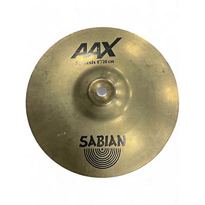 Used SABIAN 8in AAX Air Splash Cymbal