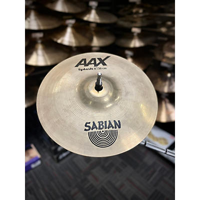 SABIAN Used SABIAN 8in AAX Splash Brilliant Cymbal