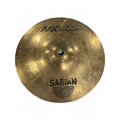 Used SABIAN 8in AAX Splash Brilliant Cymbal