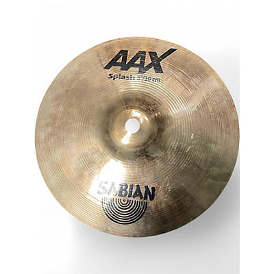Used SABIAN 8in AAX Splash Brilliant Cymbal
