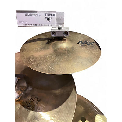 Used SABIAN 8in AAX Splash Brilliant Cymbal