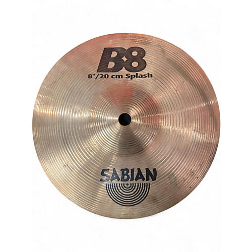 Used SABIAN 8in B8 Splash Cymbal 24