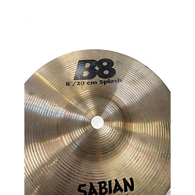 Used SABIAN 8in B8 Splash Cymbal