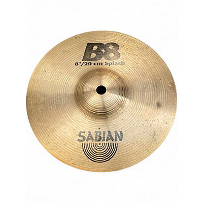 Used SABIAN 8in B8 Splash Cymbal