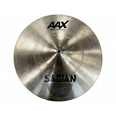 SABIAN Used SABIAN AAX Metal Crash Brilliant Cymbal