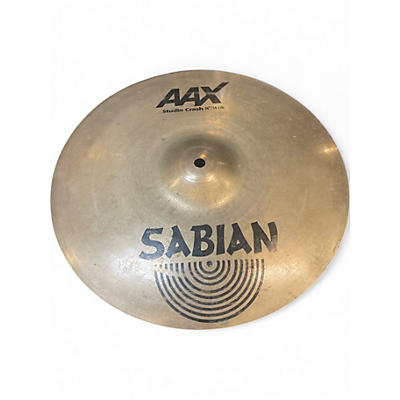 SABIAN Used SABIAN AAX Studio Crash Cymbal