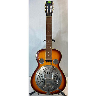 SAGA Used SAGA Regal Square Neck Resonator Tobacco Sunburst Resonator Guitar