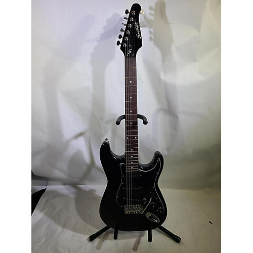 Used SAWTOOTH ES SERIES Black Solid Body Electric Guitar