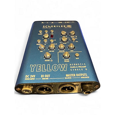 Used SCHERTLER YELLOW Microphone Preamp