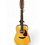Used SIGMA DM-12ST Natural 12 String Acoustic Electric Guitar Natural