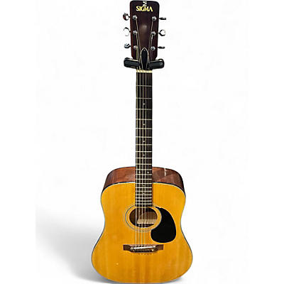 Used SIGMA DM-5 Natural Acoustic Guitar