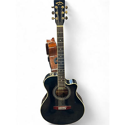 Used SIGMA TB-1B Black Acoustic Electric Guitar