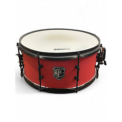 Used SJC 14X6.5 Pathfinder Snare Fresno Red Drum