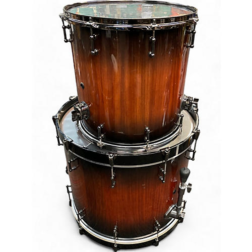 Used SJC 2 Piece CUSTOM BUBINGA  Natural Bubinga Drum Kit Natural Bubinga