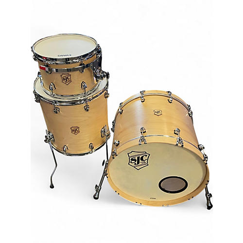 Used SJC 3 Piece Tour Series Maple Maple Drum Kit Maple