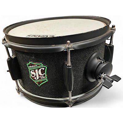 Used SJC Drums 10in SIDE SNARE THRASH CAN BLACK Drum