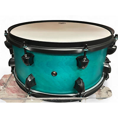 Used SJC Drums 14X6.5 Pathfinder Snare Teal Satin Drum