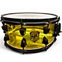 Used SJC Drums 14in JOSH DUN SIGNATURE YELLOW Drum YELLOW 33