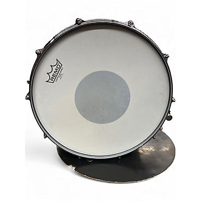 Used SJC Drums 14in Nickel Over Brass Snare Nickel Drum