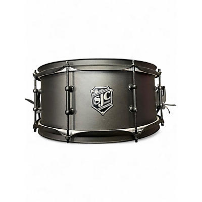 Used SJC Drums 14in PATHFINDER MATTE BLACK Drum