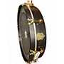 Used SJC Drums 20in PANCAKE DRUM Black and Gold Drum Black and Gold 40