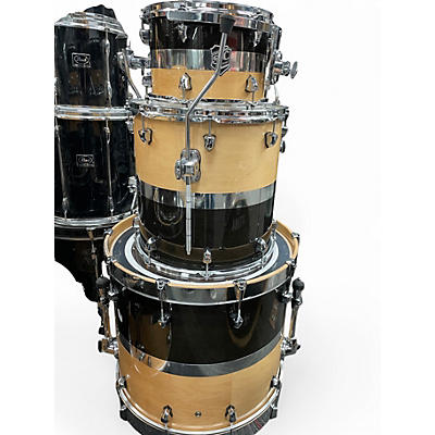 Used SJC Drums 3 Piece 3 Piece Custom Maple Tuxedo Maple Tuxedo Drum Kit