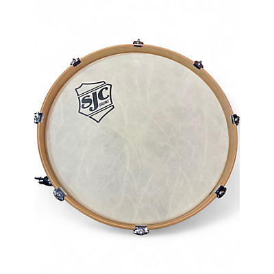 Used SJC Drums 3 Piece Deville Busker black sparkle Drum Kit