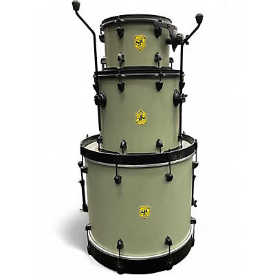 Used SJC Drums 3 Piece Josh Dun "Bandito" Trench Olive Drum Kit