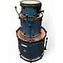 Used SJC Drums 3 Piece PATHFINDER PEARLESCENT Drum Kit PEARLESCENT