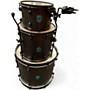 Used SJC Drums 3 Piece Pathfinder Galaxy Grey Drum Kit Galaxy Grey