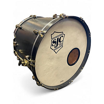 Used SJC Drums 3 Piece Tour Series Black Matte Drum Kit