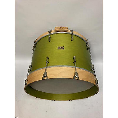 Used SJC Drums 3 piece Custom Green Drum Kit